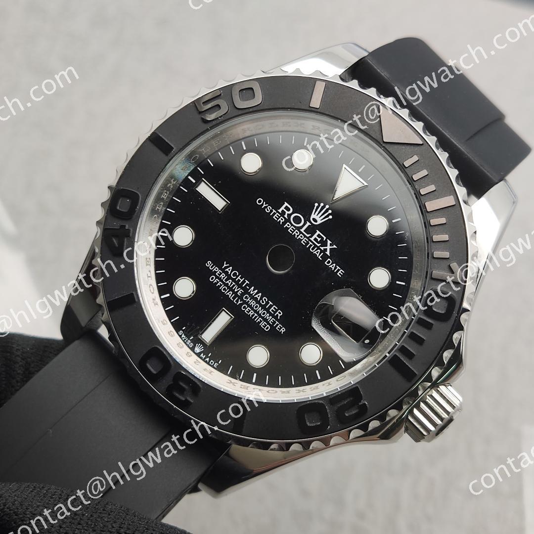 40mm ROLRX Yacht Case Set for 8200 8215 2813 Movement Rose and Sliver
