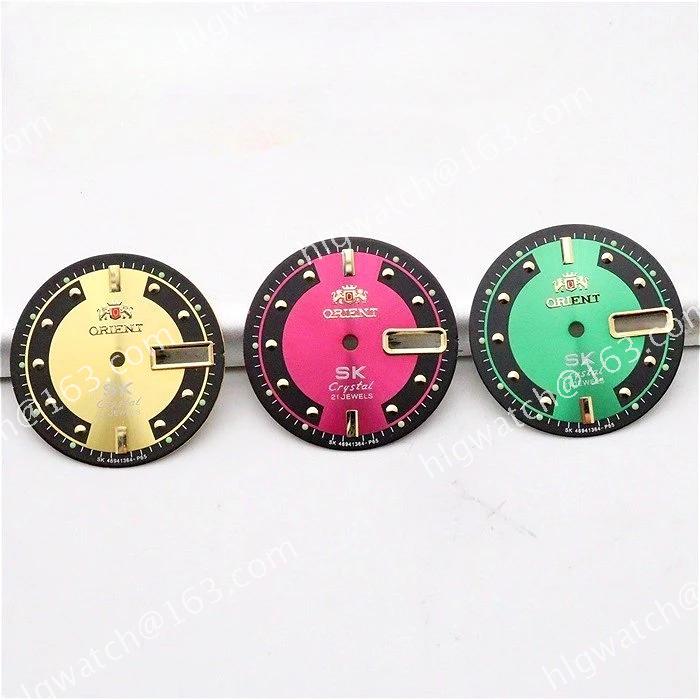 28.5mm Orient AAA Dial for 46941 46943 Movement Watch Modified Accessories Red Blue Green Black Tea Faces