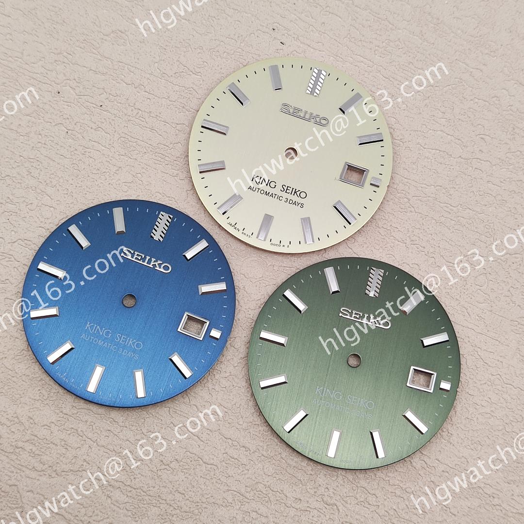 32.5mm Watch Dial KING SEIKO Series 40mm Case Set for NH35 NH36 Movement