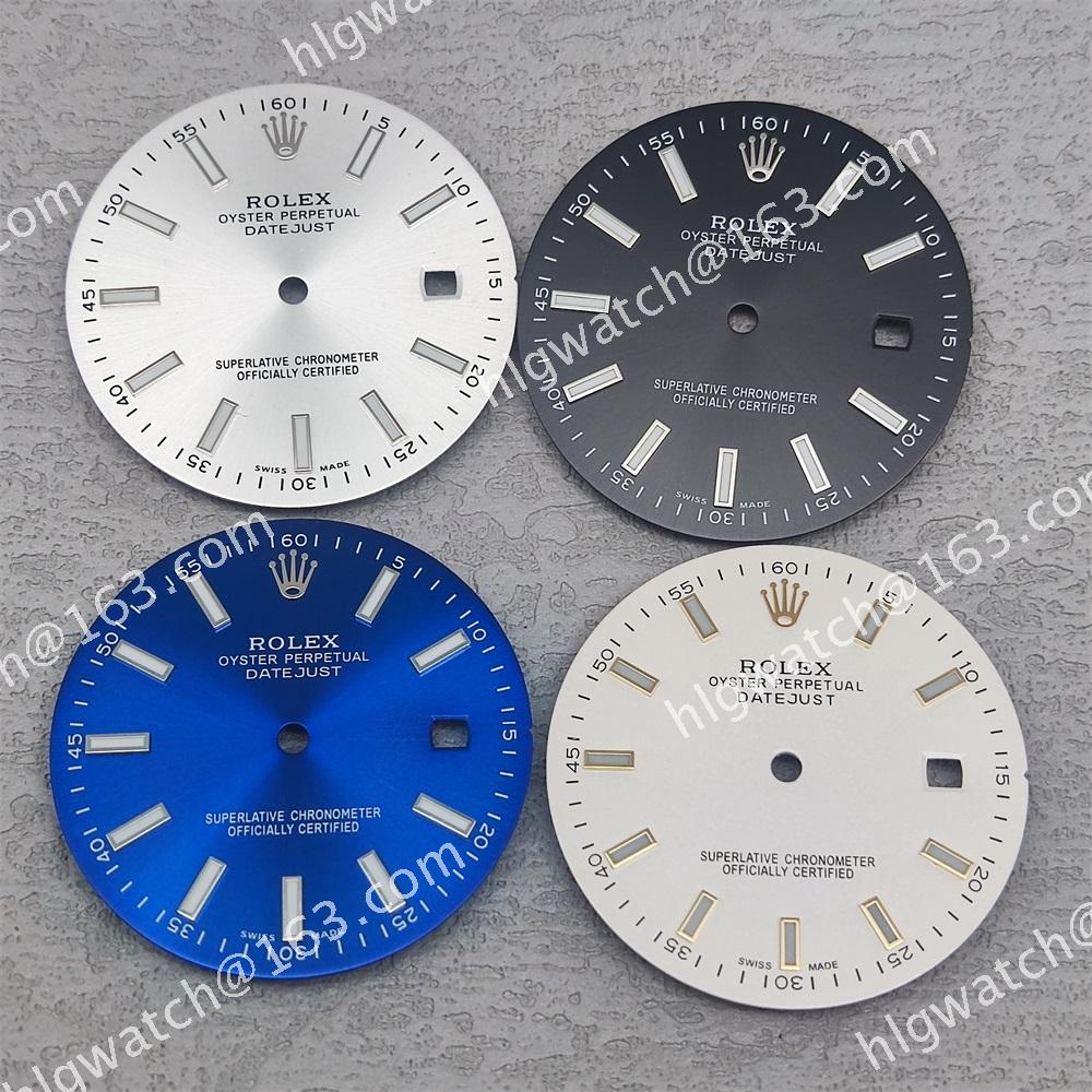 31mm Rolex Datejust Dial BGW9 Ice Blue Luminous for ETA2824-2 2836 8215 Movement