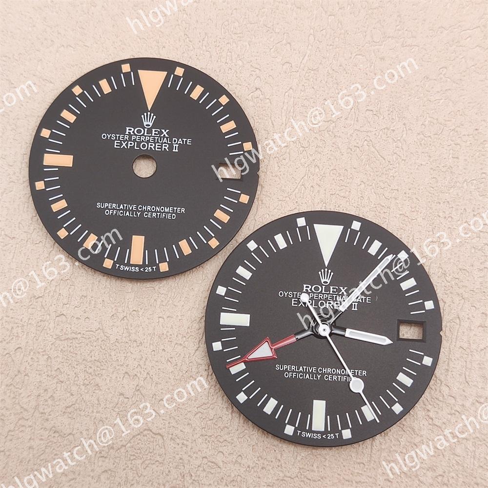 28.5mm ROLEX Vintage Dial Green Luminous for NH34 NH35 Movement