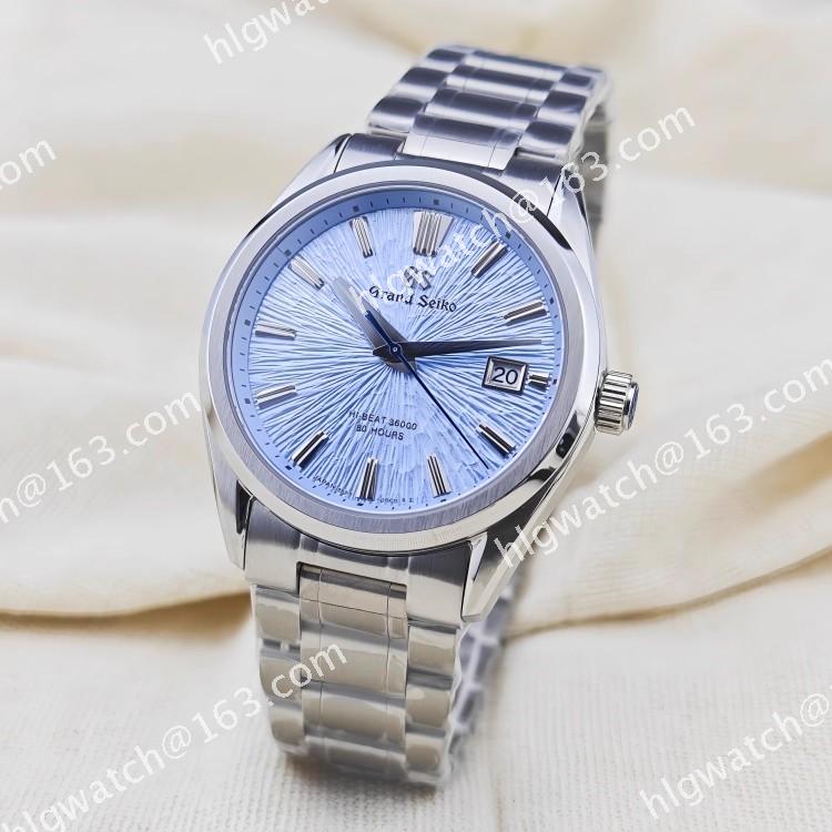 39.5mm Grand Seiko Watch Limited Edition Iwate Mountain Wristwatch Diving Modification Case