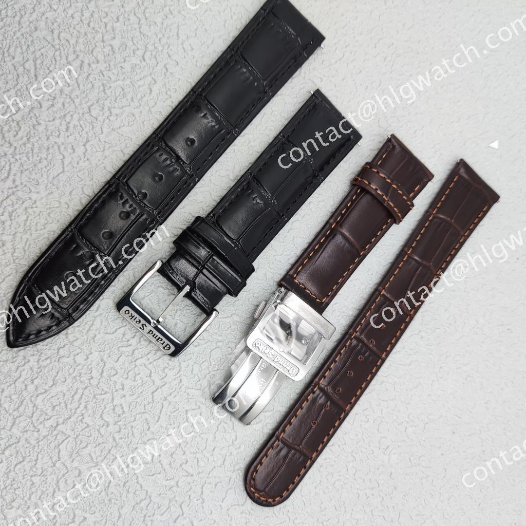 19mm 20mm GS Original Cowhide Strap Black Brown
