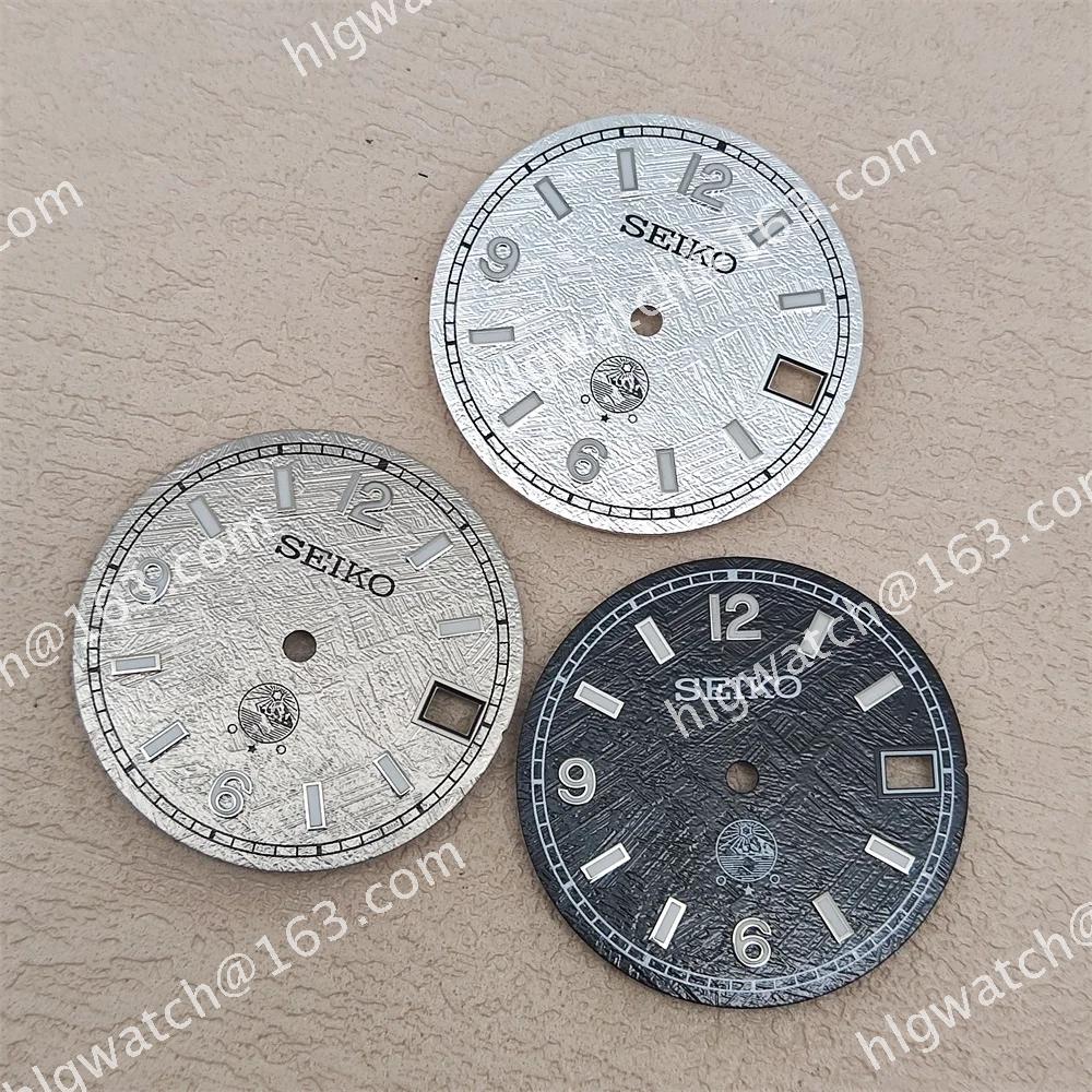 NH35 28.5mm Dial Meteorite Pattern Blue Luminous Diving Watch Modified Mechanical Accessories