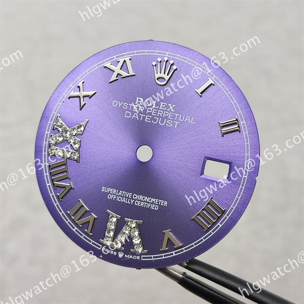 28.5mm Rolex Datejust m126234 Ladies' Dial For 8215 2813 Movement Large Date Watch Modification Accessory