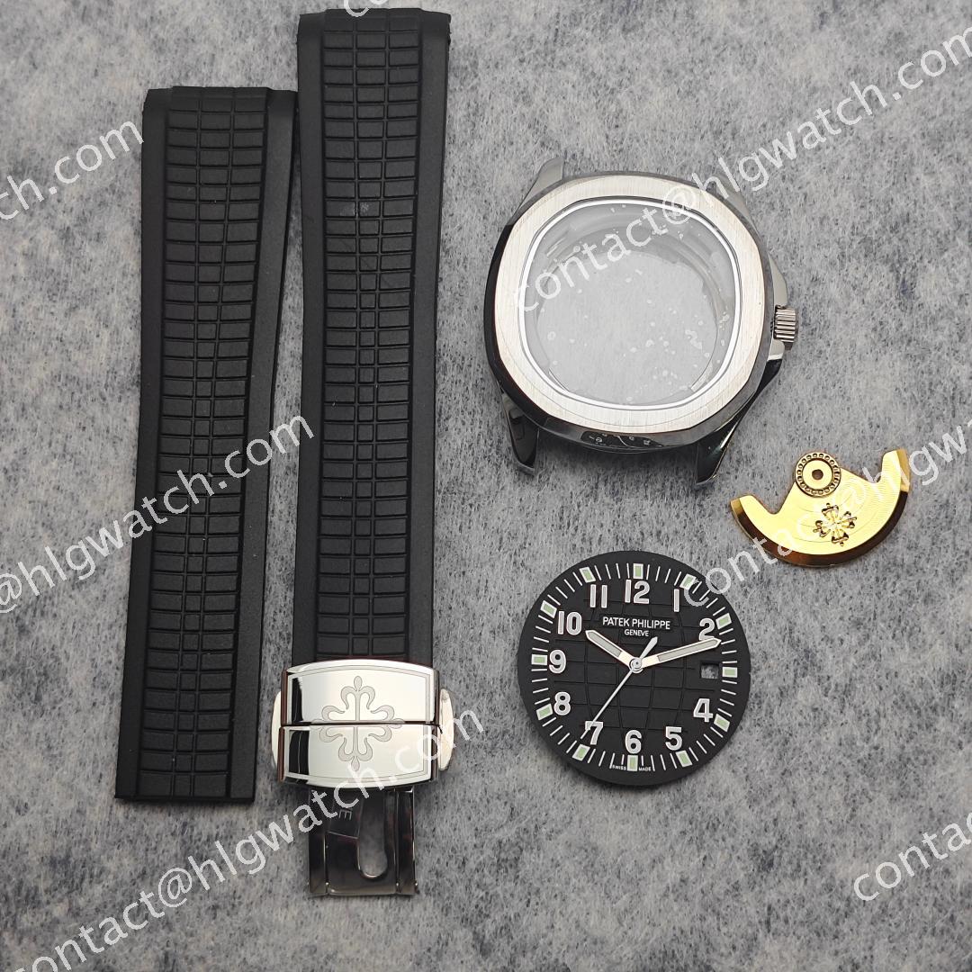 AQUANAUT Watch Parts 5165A Watch Case Set for 2813/8215 31.8mm dial for PATEK PHILIPPE
