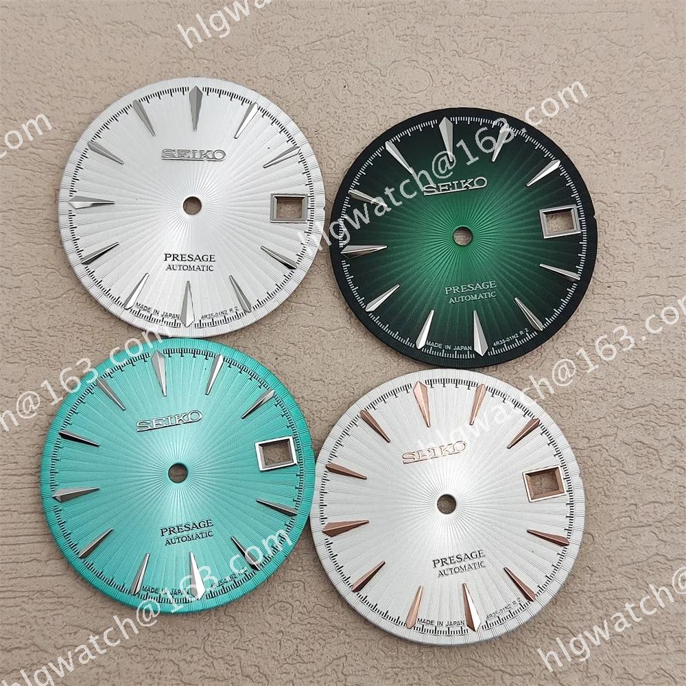 29mm Watch Dial for NH35 Movement Cocktail Design Women's Dial Radial Pattern Mechanical Watch Modification Accessories