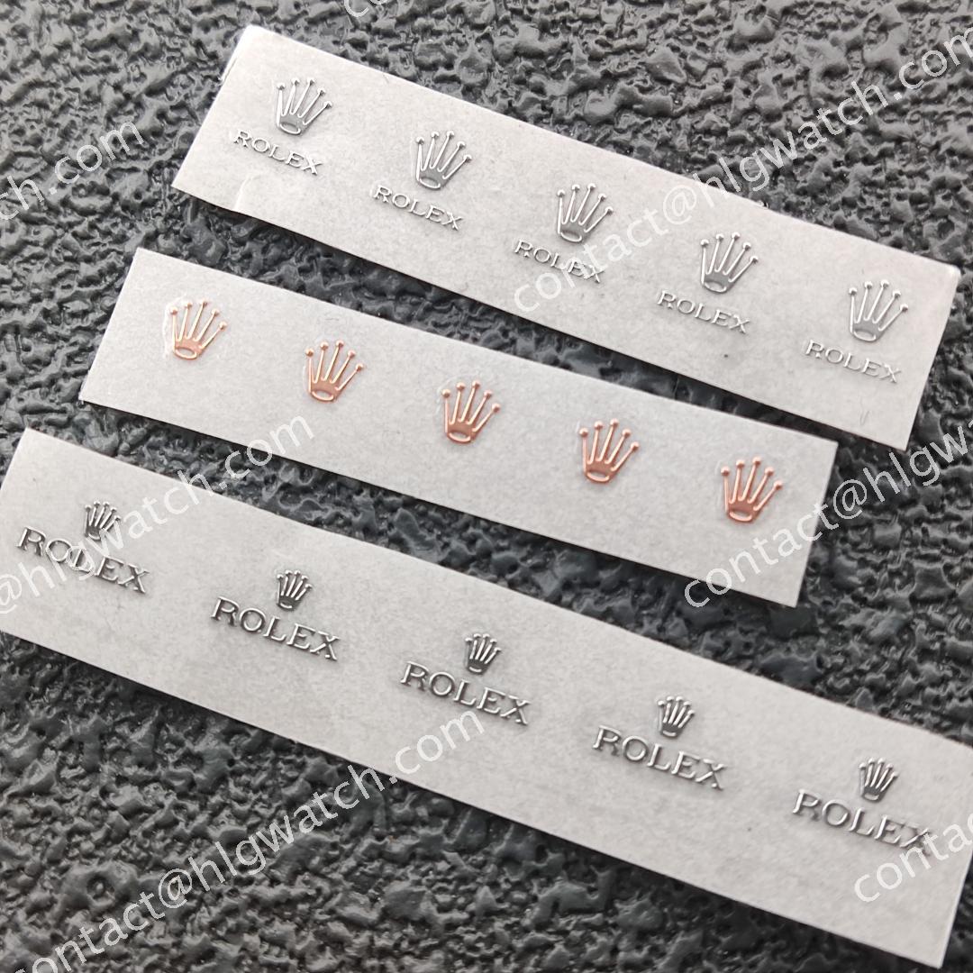 Rolex logo sticker