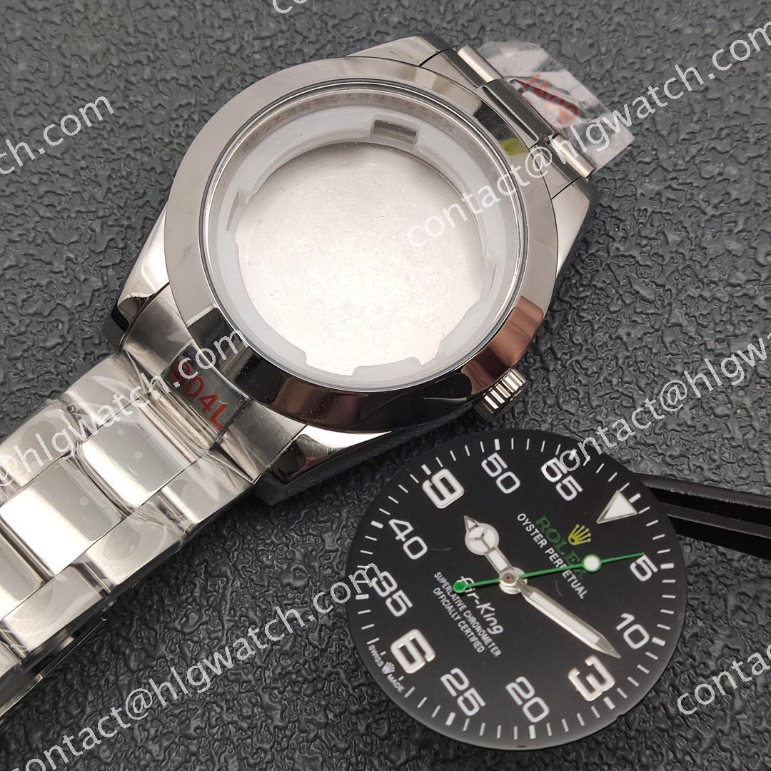 40mm ROLEX Air‑King Watch Case Set for 8215 8200 2813 Movement m116900