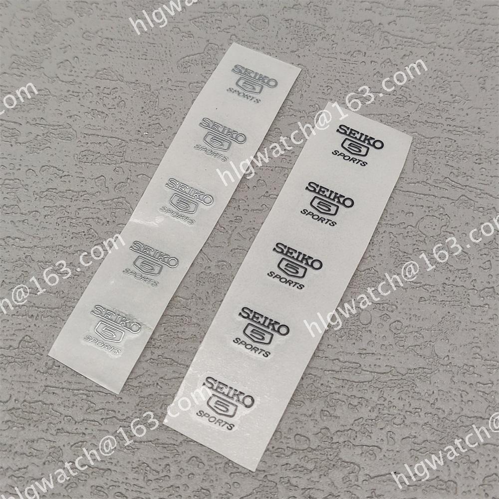 Seiko Sports Watch Has Silver Black Dial Stickers