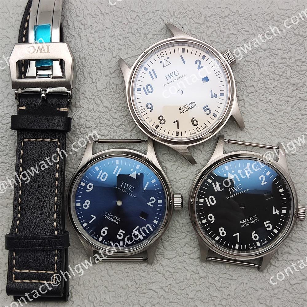 40mm IWC Case Set MK18 For 8215 T16 2813 8205 Movement Steel Little Prince Case