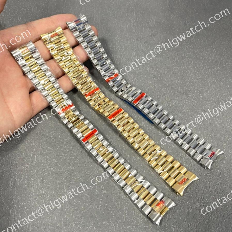20MM President Bracelet Solid 904L Stainless Steel