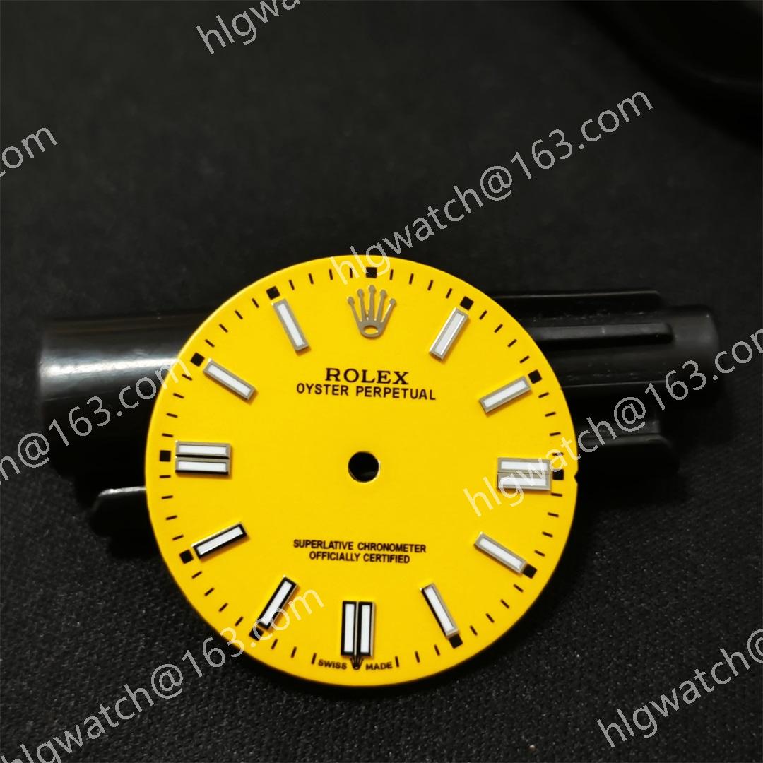 28mm No calendar window dial