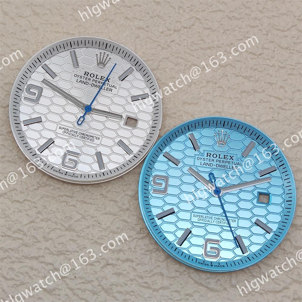 New Day-Date Rolex Dial 33.5mm with Badge Ring for 8215 2813 Movements