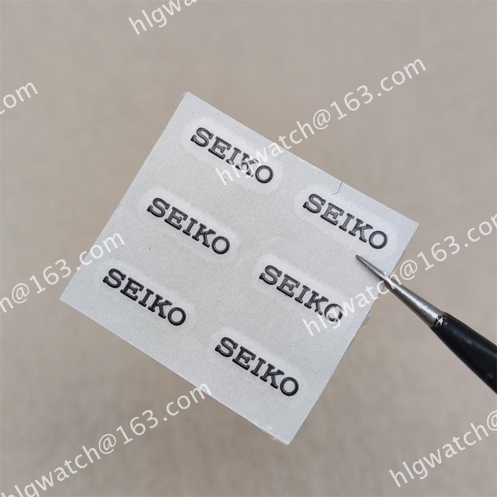 Seiko Split Letters Sticker 5 PCS Silver Black Gold Rose Gold Diy Seiko Watch	