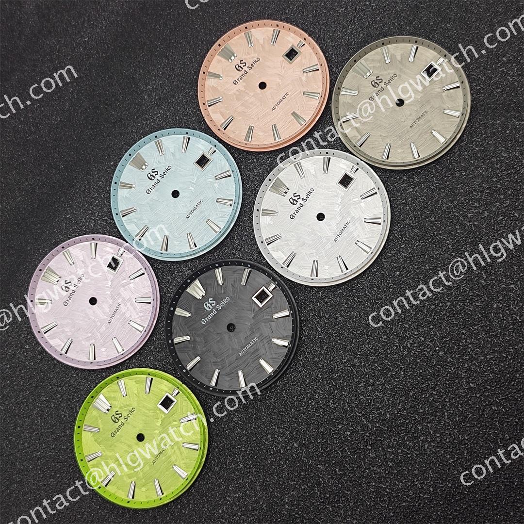 33.5mm Grand Seiko watch dial Chaotic Texture Diving Wristwatch Modification Accessories for NH35 NH36 Movement